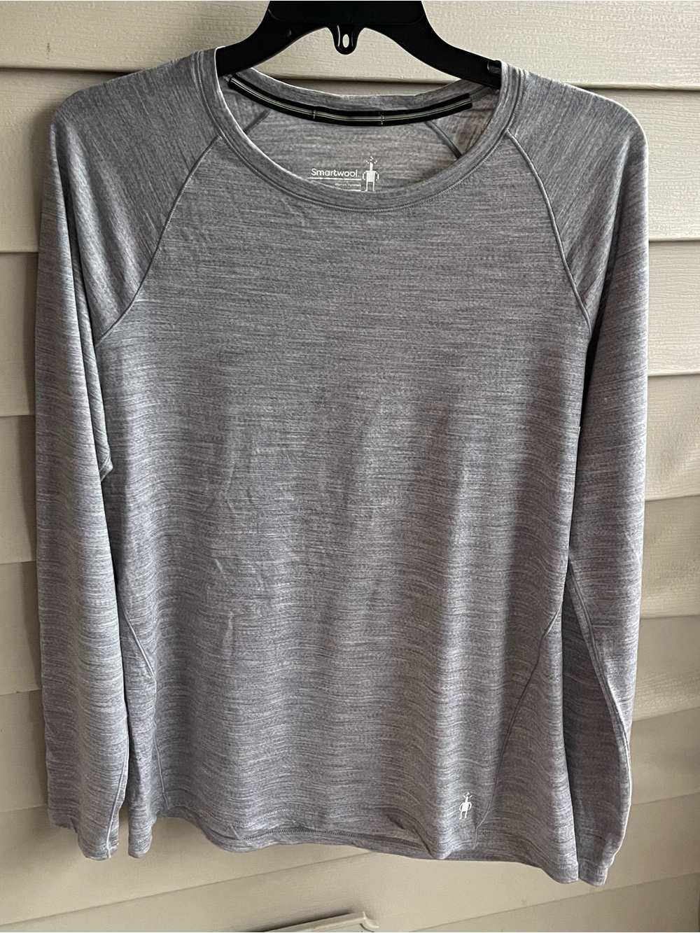 Smartwool Classic All Season Merino Baselayer Crew Shirt Gray Women’s Large